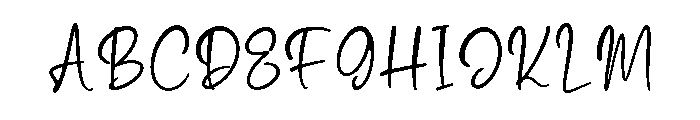 Renatha-Bold Font UPPERCASE