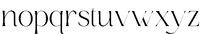 Renea Regular Font LOWERCASE