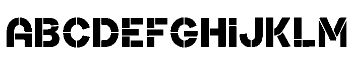 Renew Regular Font UPPERCASE