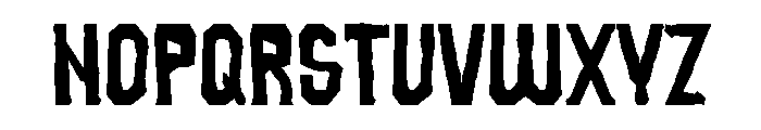 Reno Punk Font UPPERCASE