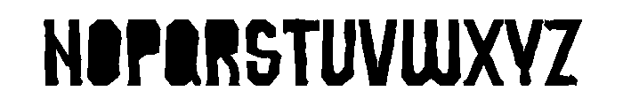 Reno Punk Font LOWERCASE