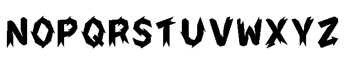 Reno Regular Font UPPERCASE