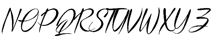 Rentosah Font UPPERCASE