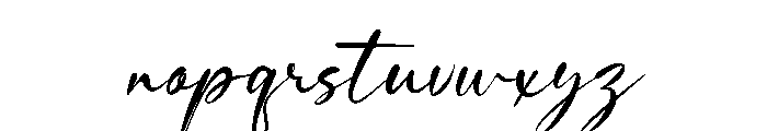 Rentosah Font LOWERCASE