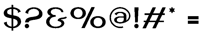 Reofat Font OTHER CHARS