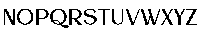 Reofat Font UPPERCASE
