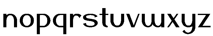 Reofat Font LOWERCASE