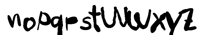 Repeat After Me Regular Font LOWERCASE