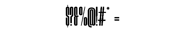 Repetic Regular Font OTHER CHARS