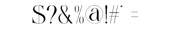 Replice Font OTHER CHARS