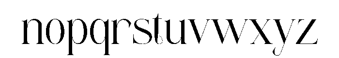 Replice Font LOWERCASE