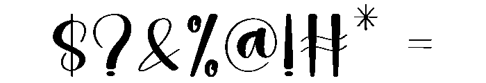 Report Written Font OTHER CHARS