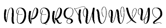 Report Written Font UPPERCASE