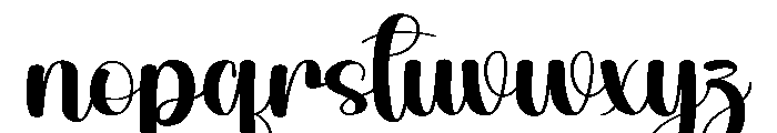 Report Written Font LOWERCASE