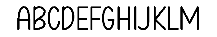Repost Font UPPERCASE