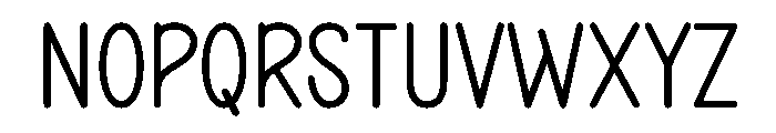 Repost Font UPPERCASE