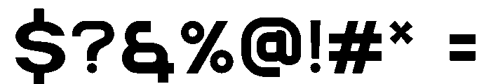 Reqx Font OTHER CHARS