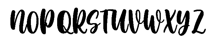 Resalindah Font UPPERCASE