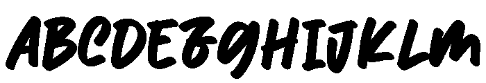 Reset Gege Font UPPERCASE