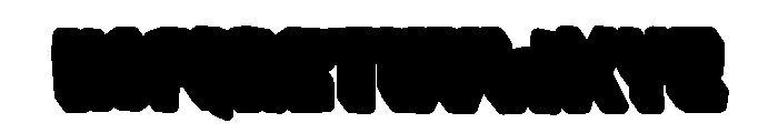 Resfhus Extrude Font UPPERCASE