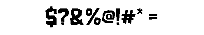 Resfhus Font OTHER CHARS