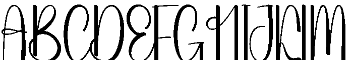 Resilient History Font UPPERCASE