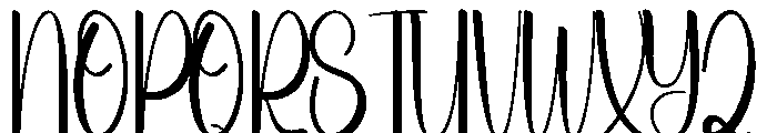 Resilient History Font UPPERCASE