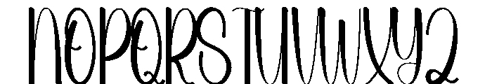 Resilient Font UPPERCASE