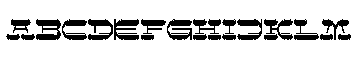 Resistor Slab Effect Font UPPERCASE