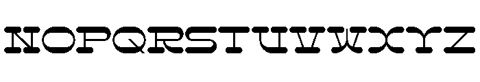 Resistor Slab Medium Font UPPERCASE