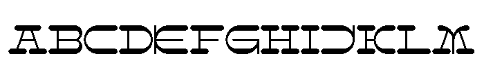 Resistor Slab Regular Font UPPERCASE