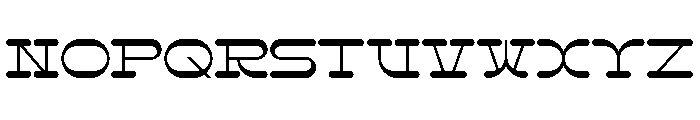 Resistor Slab Regular Font UPPERCASE