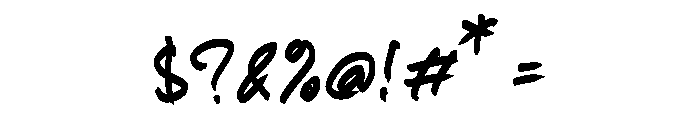Resonan Bastega Regular Font OTHER CHARS