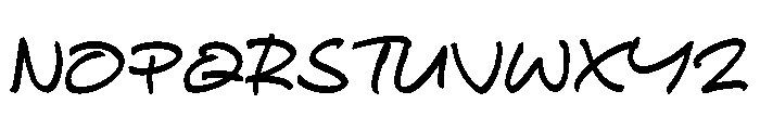 Resonan Bastega Regular Font UPPERCASE