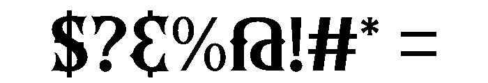 Respect Process Font OTHER CHARS