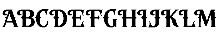 Respect Process Font UPPERCASE