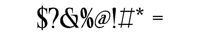 Resquel Font OTHER CHARS