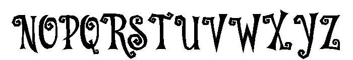 Rest in Pizza Regular Font UPPERCASE