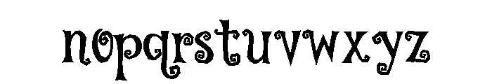 Rest in Pizza Regular Font LOWERCASE