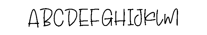 Restadia Font UPPERCASE