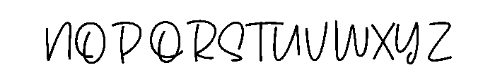 Restadia Font UPPERCASE