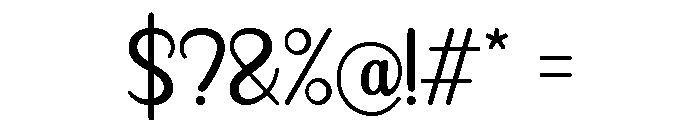 Restine Font OTHER CHARS