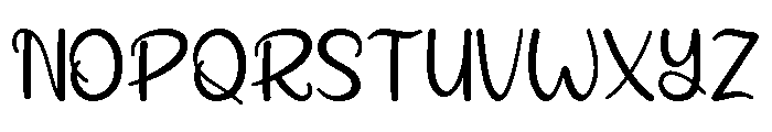 Restine Font UPPERCASE