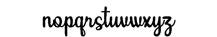 Restine Font LOWERCASE
