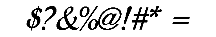 Restion Cafferia Regular Font OTHER CHARS