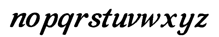Restion Cafferia Regular Font LOWERCASE