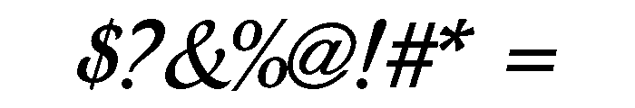RestionCafferia-Regular Font OTHER CHARS