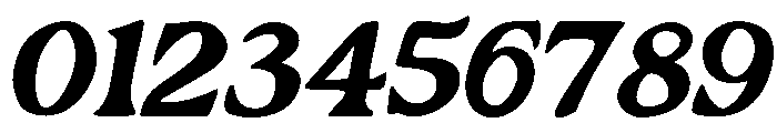 Restless Disnasty Italic Reg Font OTHER CHARS