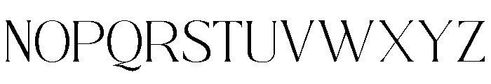 Restrained Flourish Regular Font UPPERCASE