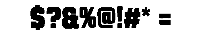 Retailonic Font OTHER CHARS